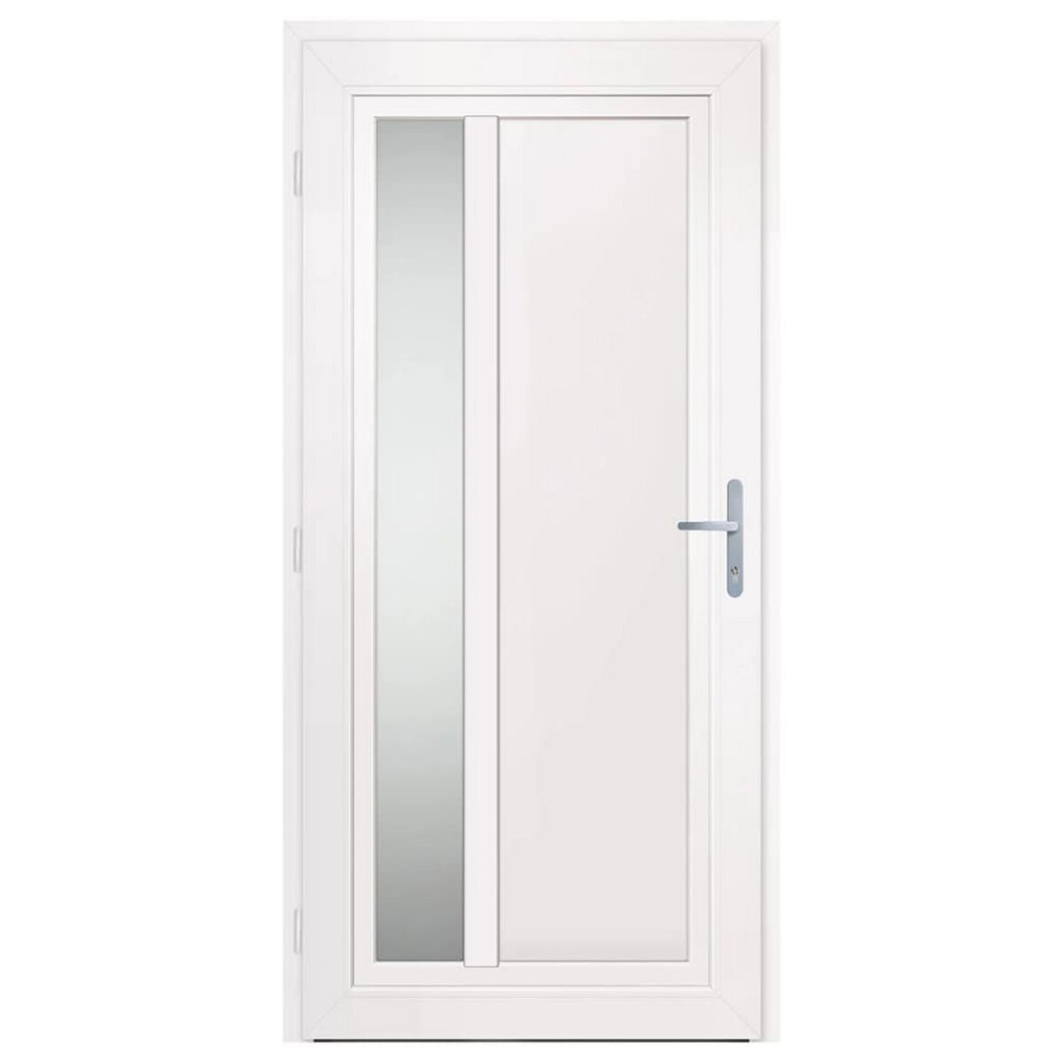 VIDAXL Porte d'entree Blanc 98x208 cm PVC