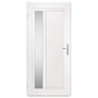Voir la diapositive 5 : VIDAXL Porte d'entree Blanc 98x208 cm PVC