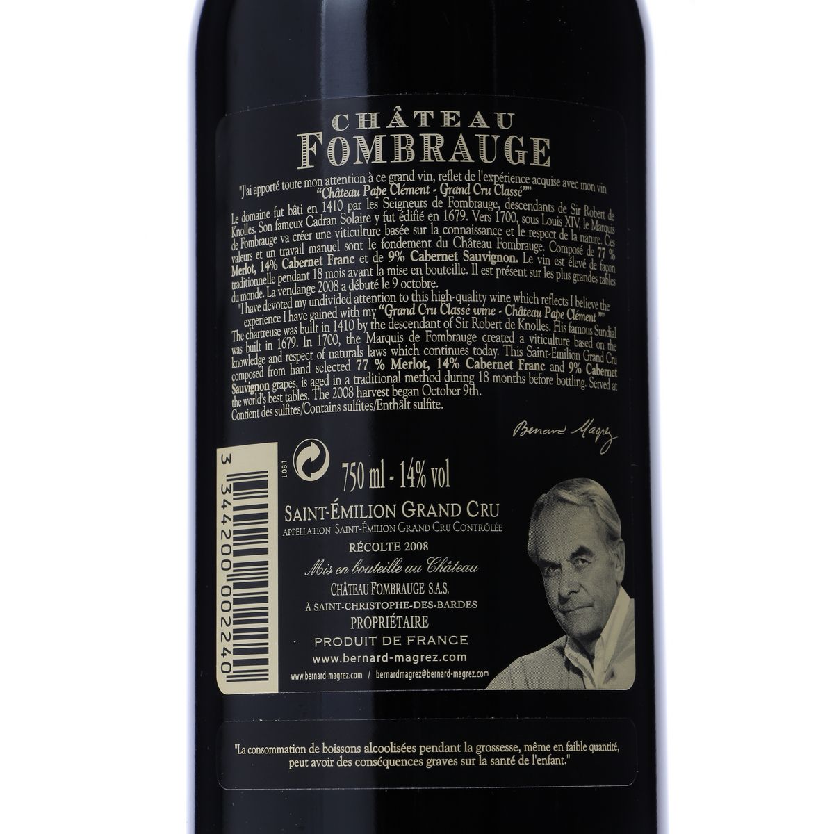 Château Fombrauge Saint-Emilion Rouge 2008
