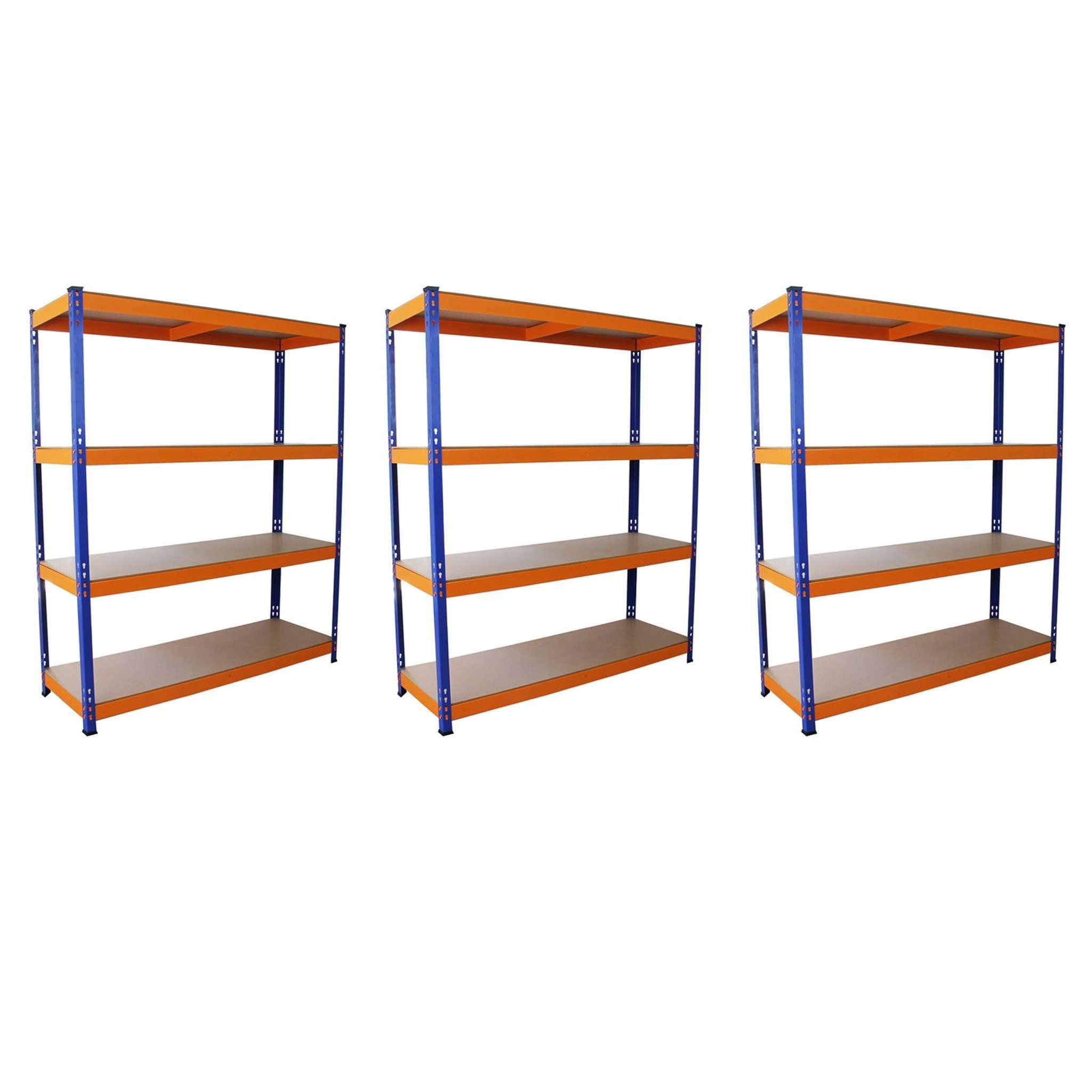 MONSTER RACKING Lot de 3 rayonnages s-rax en acier 150 x 180 x 50 cm