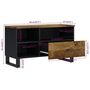Voir la diapositive 6 : VIDAXL Meuble TV 80x33x46 cm bois de manguier et d'ingenierie