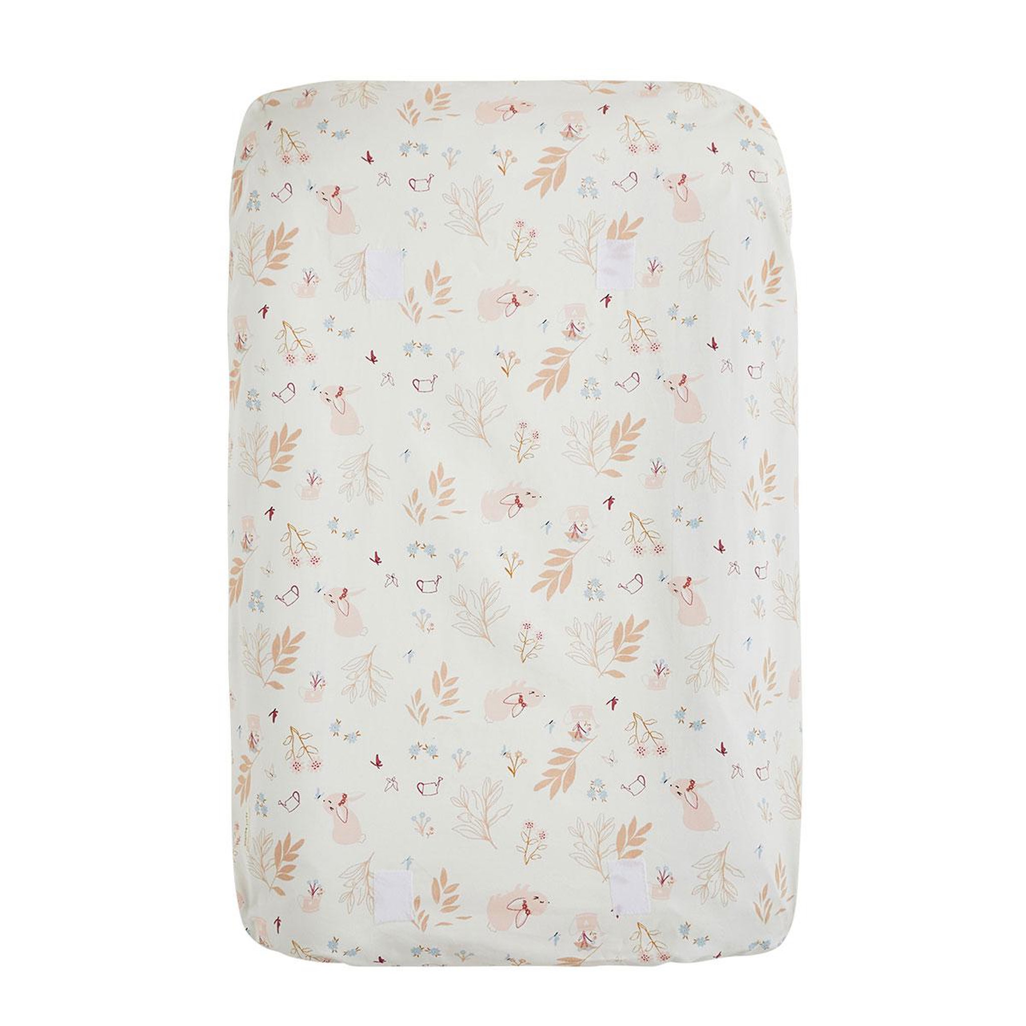 Voir la diapositive 2 : Petit Béguin Housse de matelas à langer + tapis de change praline