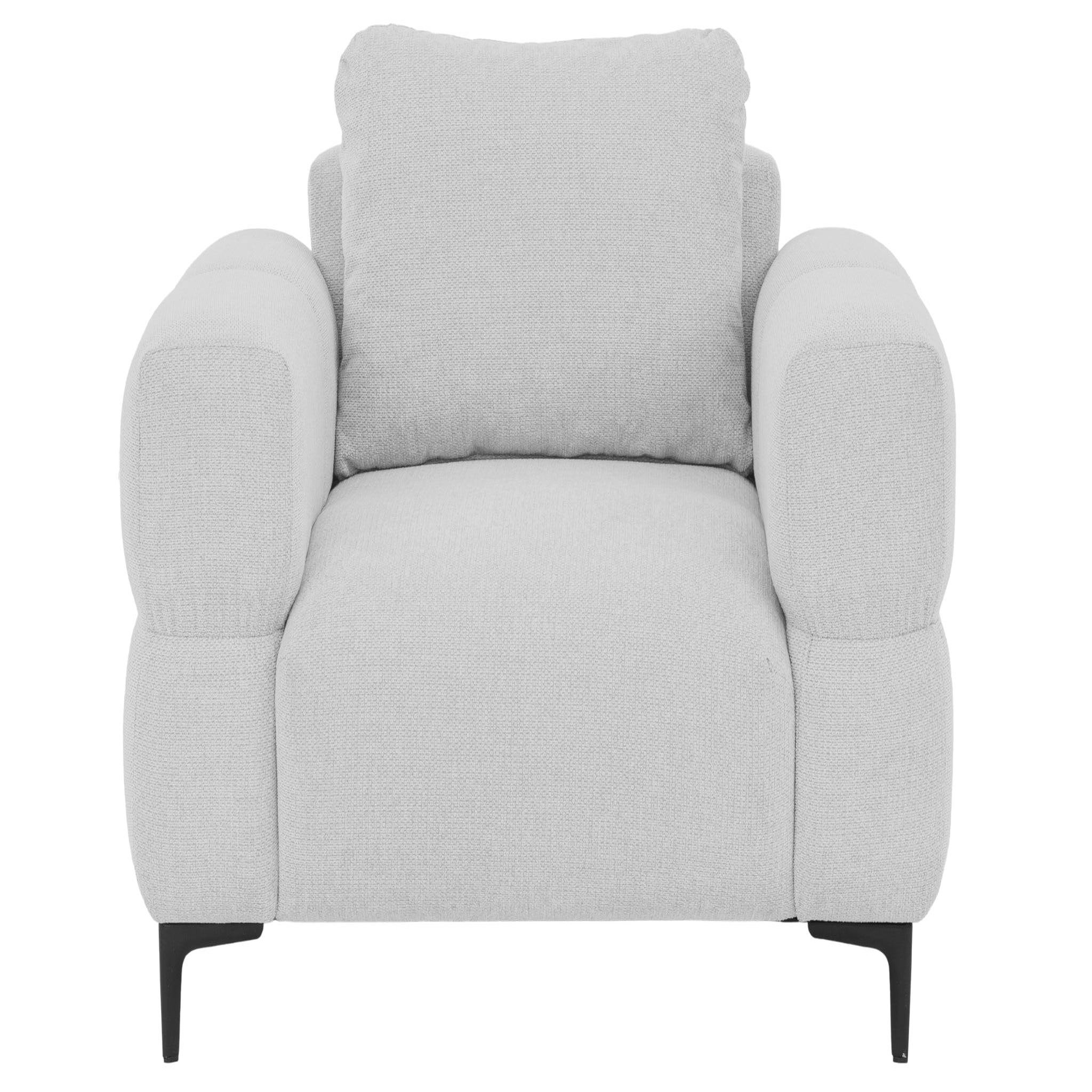 Voir la diapositive 1 : CASANOVA PARIS Elton - fauteuil en tissu lisse