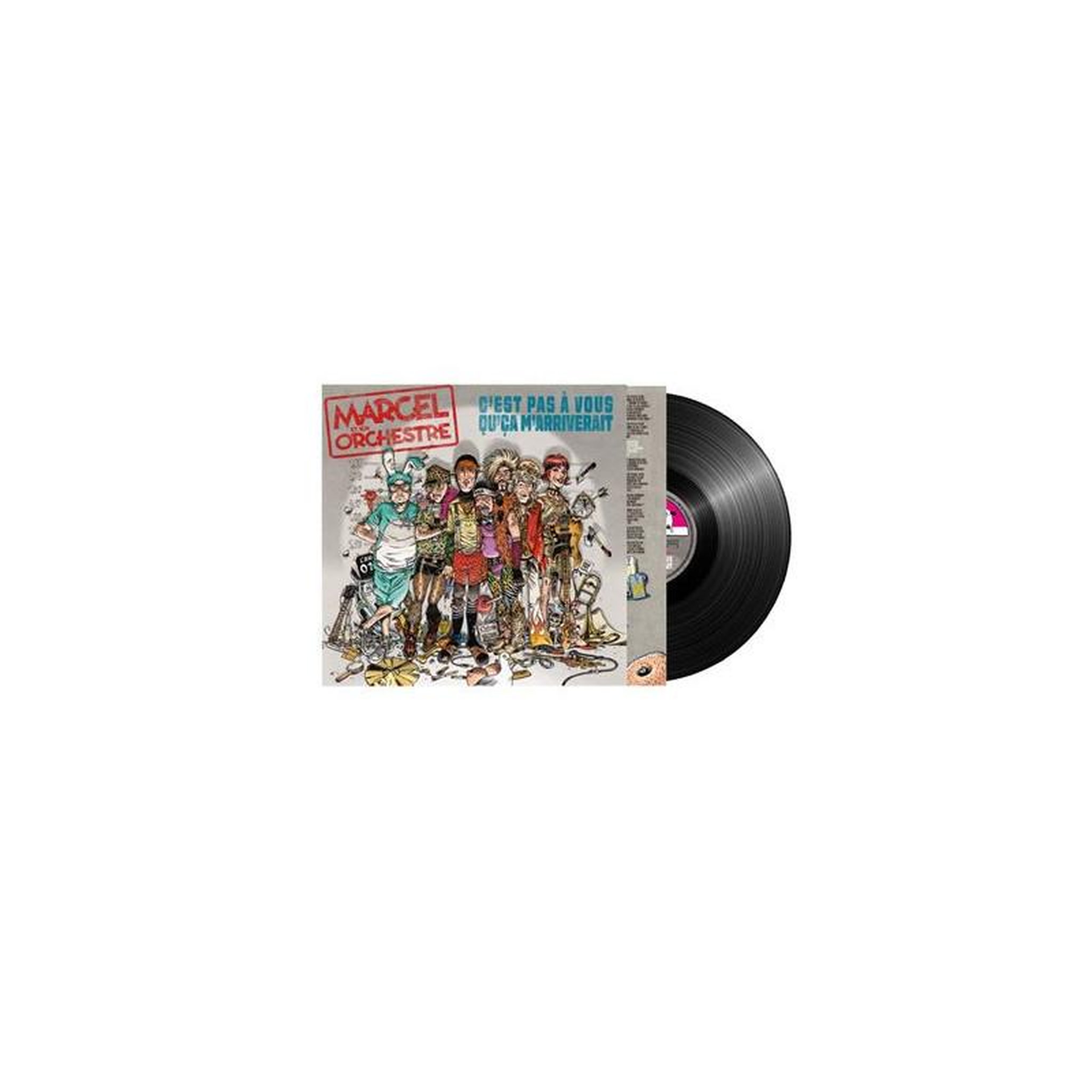 Vinyl 12 pouces 33 1/3 marcel et son orchestre - c'est pas à vous qu'ça m'arriverait, rock