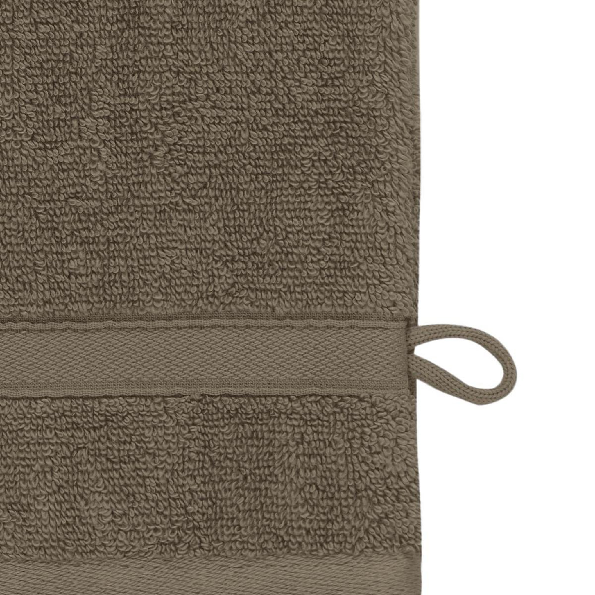 Voir la diapositive 3 : Sensei Maison Lot de 3 gants de toilette 600 g/m² SENSILK - 16x22 cm