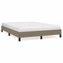 Voir la diapositive 2 : VIDAXL Cadre de lit sans matelas taupe 140x190 cm tissu