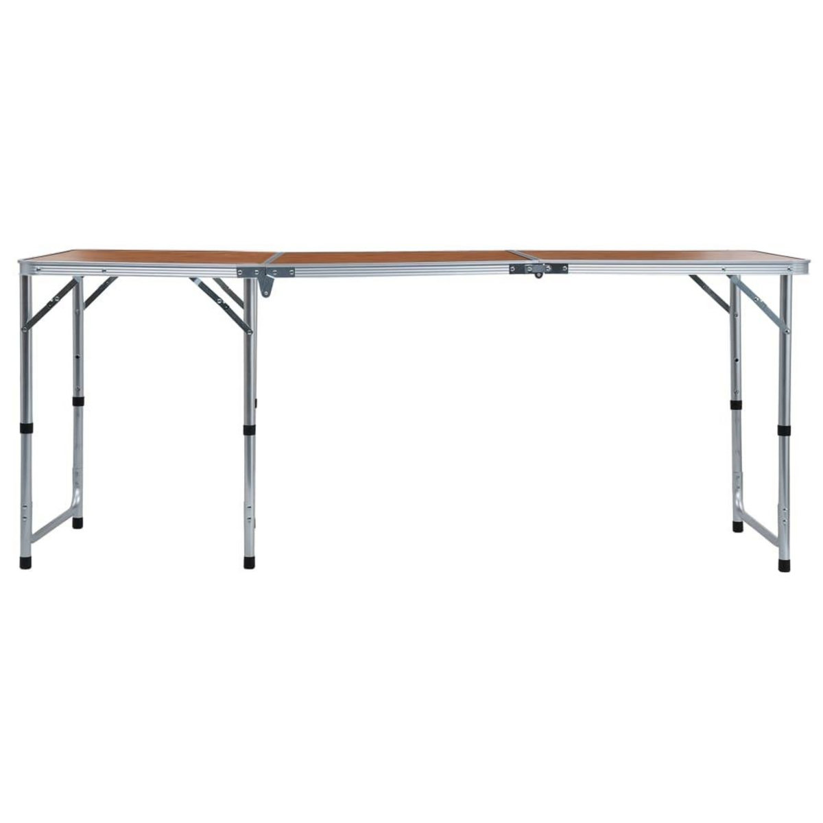 VIDAXL Table pliable de camping Aluminium 180x60 cm