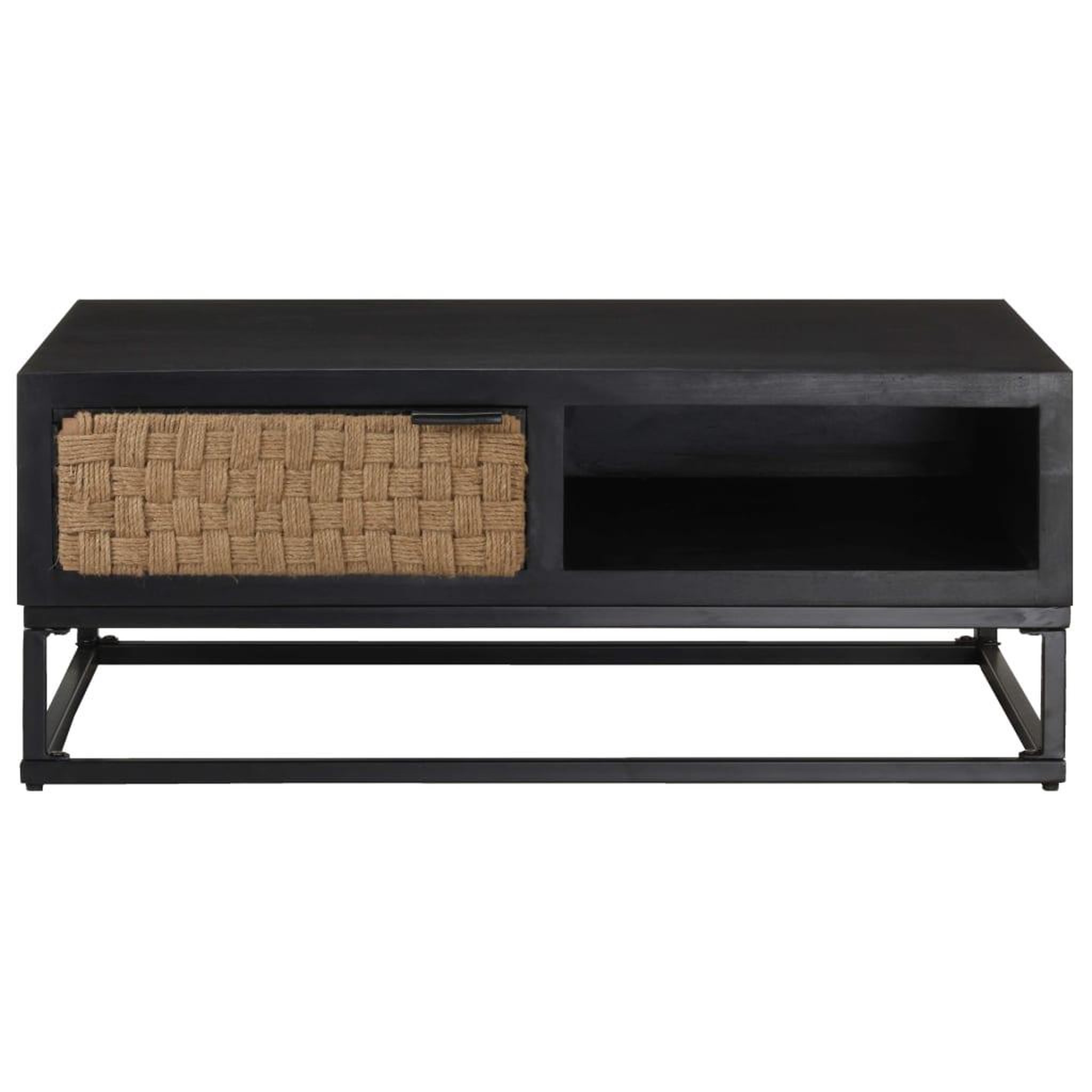 Voir la diapositive 2 : VIDAXL Table basse 90x60x35 cm bois de manguier massif