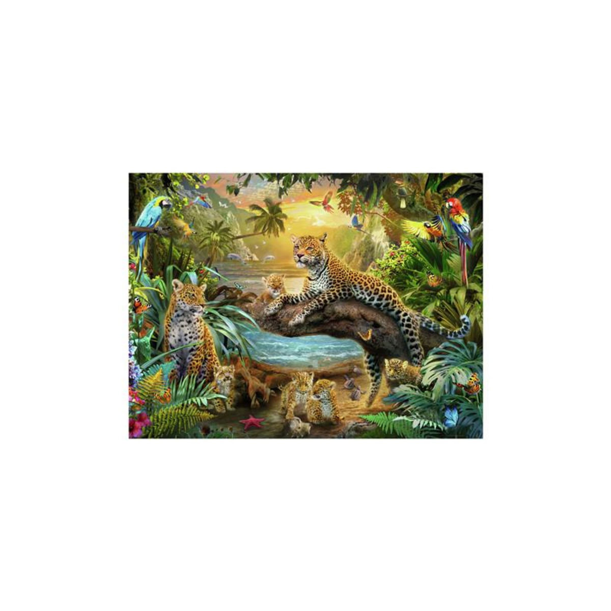 RAVENSBURGER Ravensburger - Jigsaw puzzle Leopards in the Jungle, 1500 pcs. 120007388