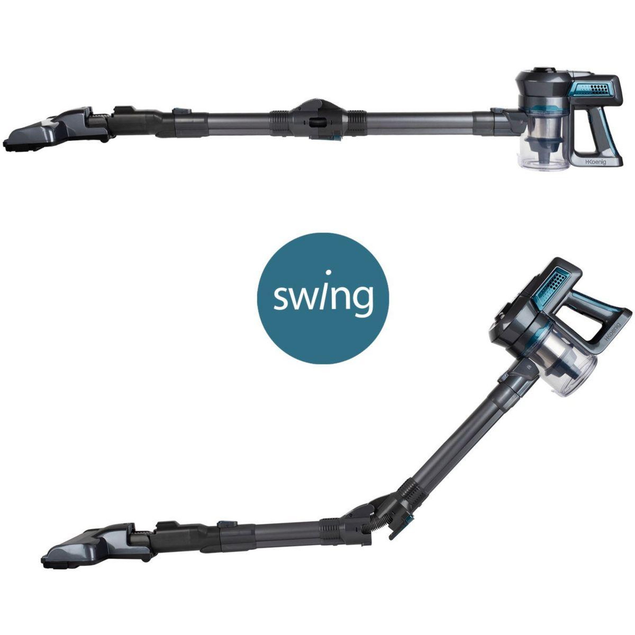 Voir la diapositive 5 : H.Koenig Aspirateur balai UP690 PowerFlex