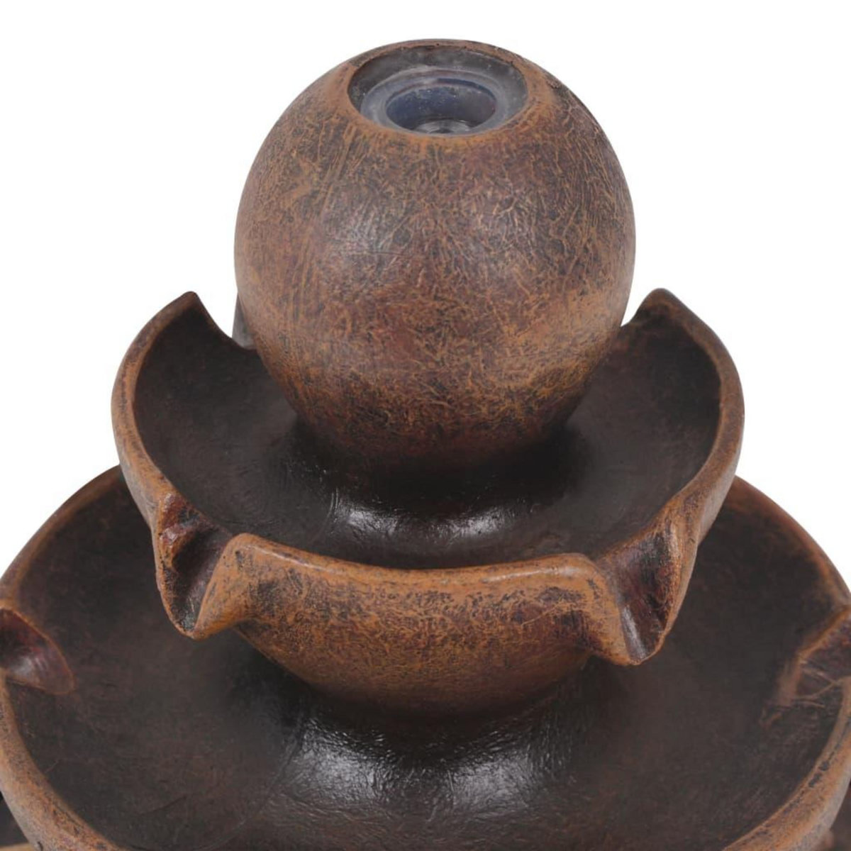 VIDAXL Fontaine d'interieur avec pompe Polyresine