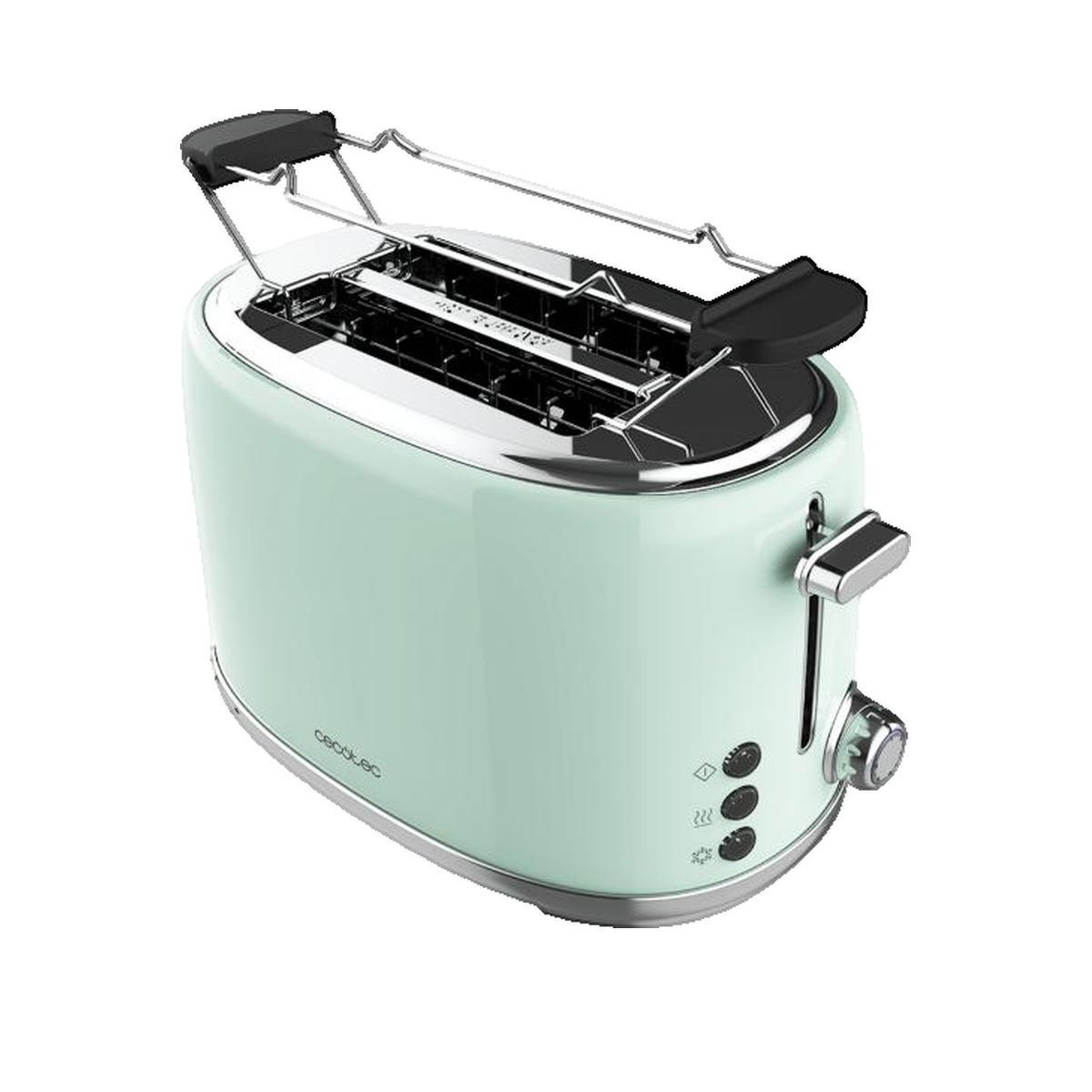 Voir la diapositive 2 : CECOTEC Grille pain Cecotec Toast&Taste 1000 Retro Vert