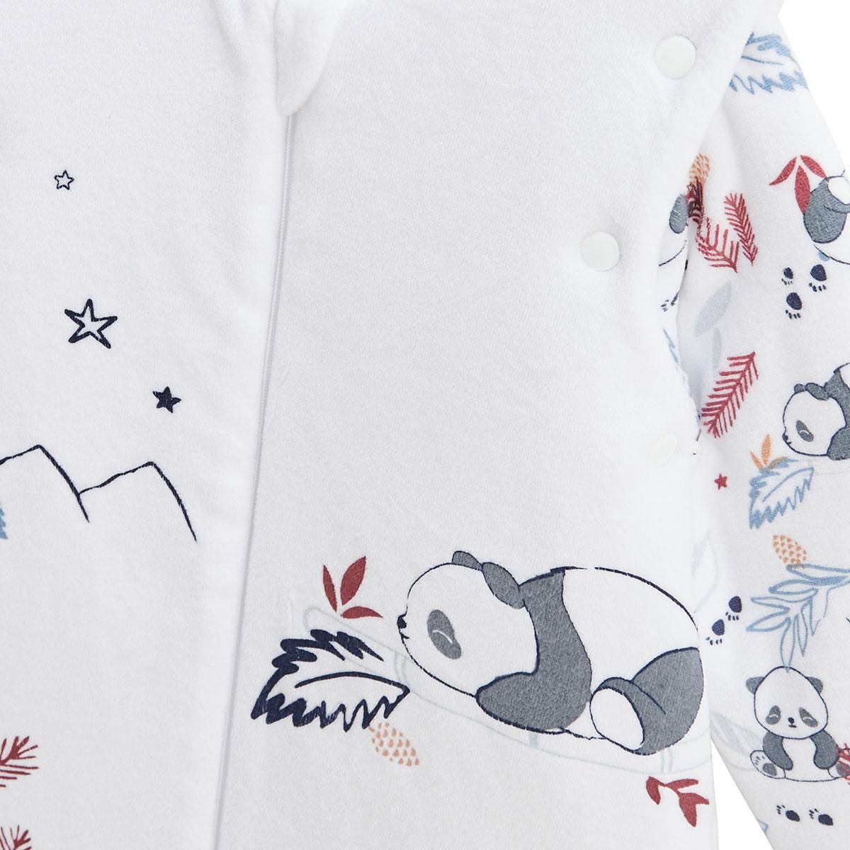 Petit Béguin Turbulette d'hiver en velours avec manches amovibles et jambes séparables Tao