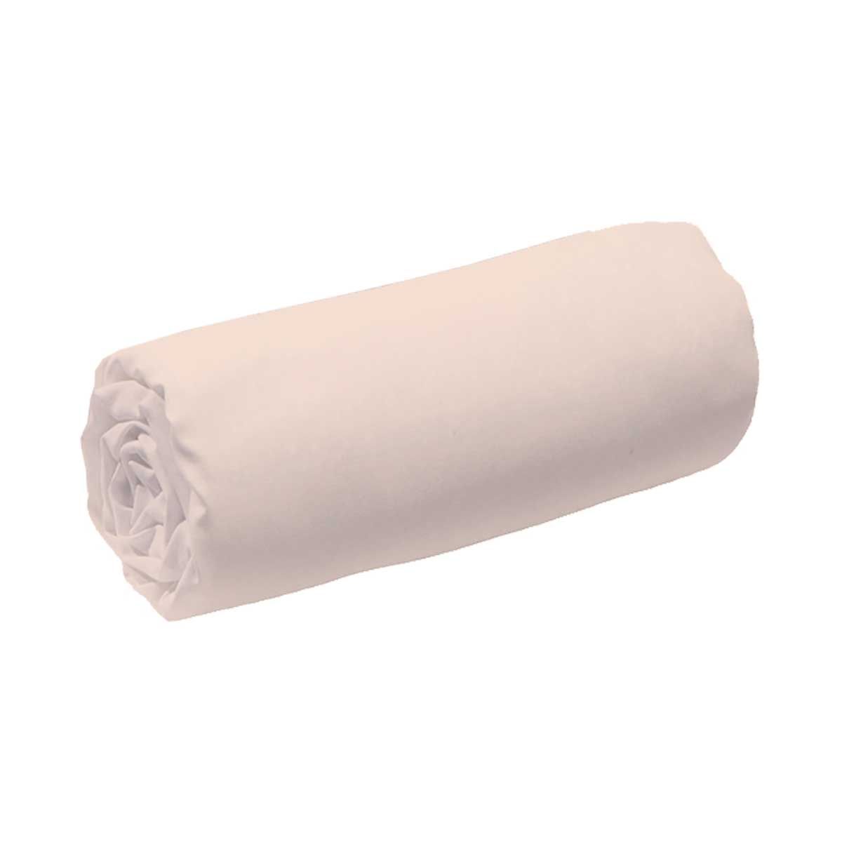 ACTUEL Drap housse 1personne en coton jersey lycra super extensible 90x190cm à 120x200cm