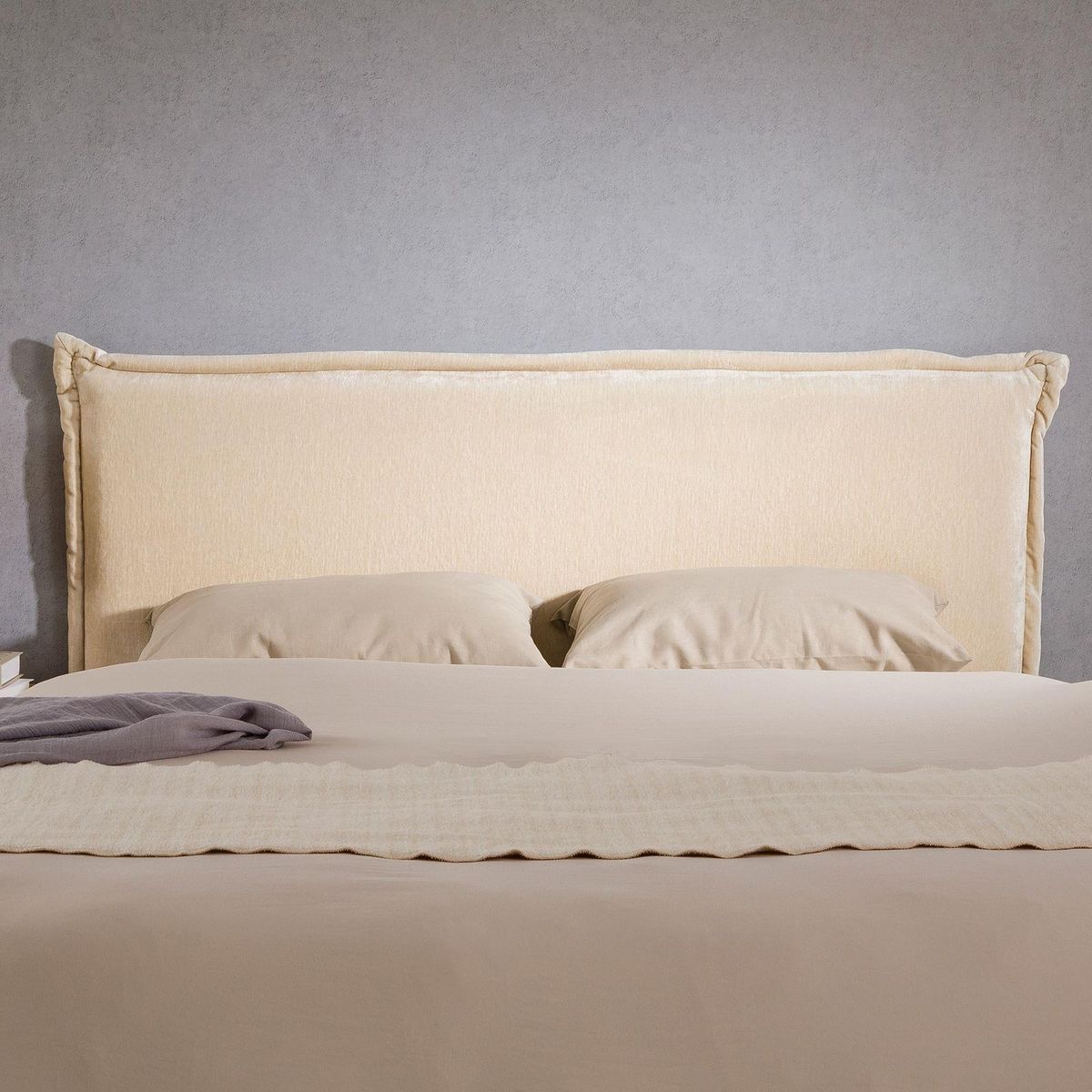 IDIMEX Tête de lit SAVER 120 sur pieds, en tissu