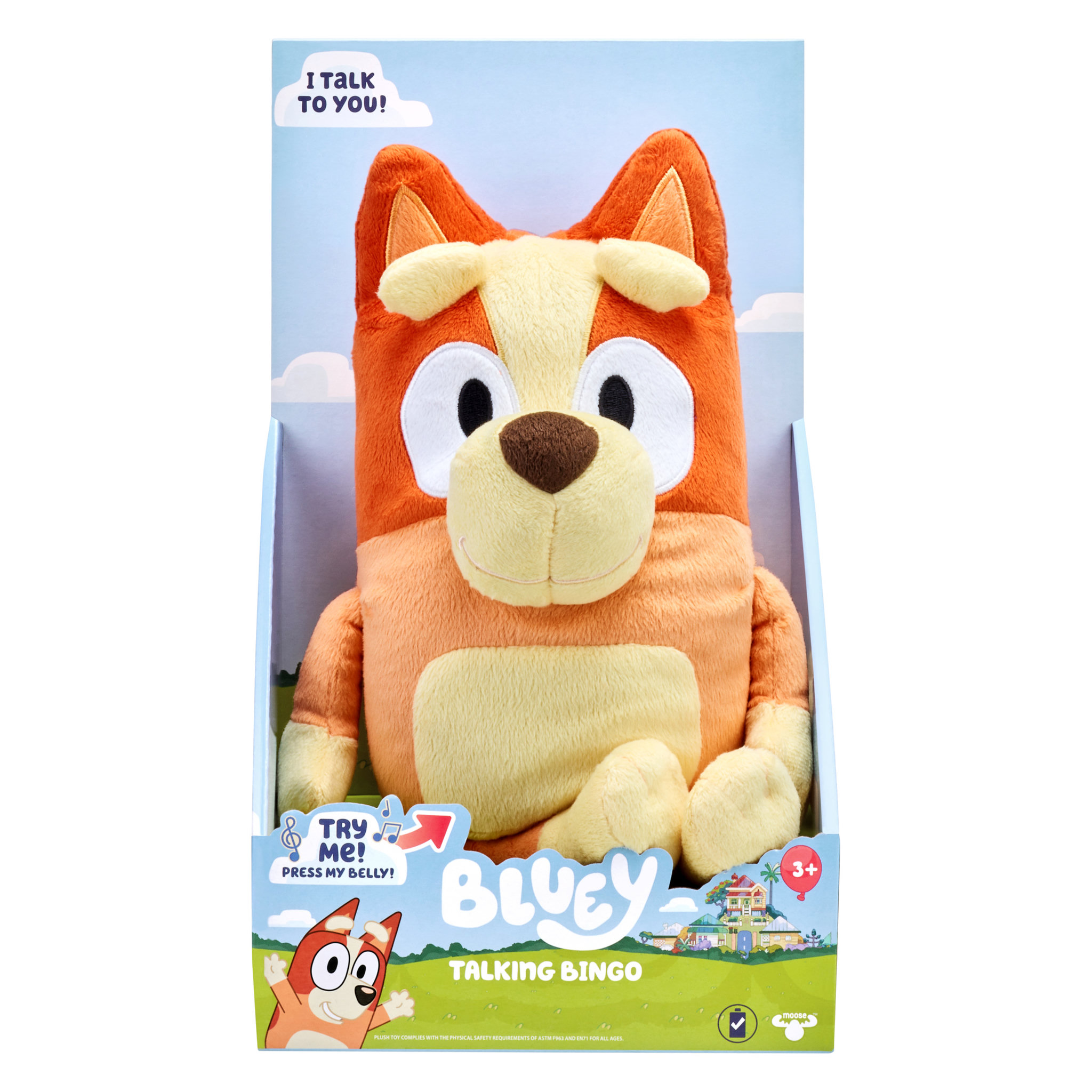 Voir la diapositive 5 : MOOSE TOYS Peluche Sonore Bingo 31 cm