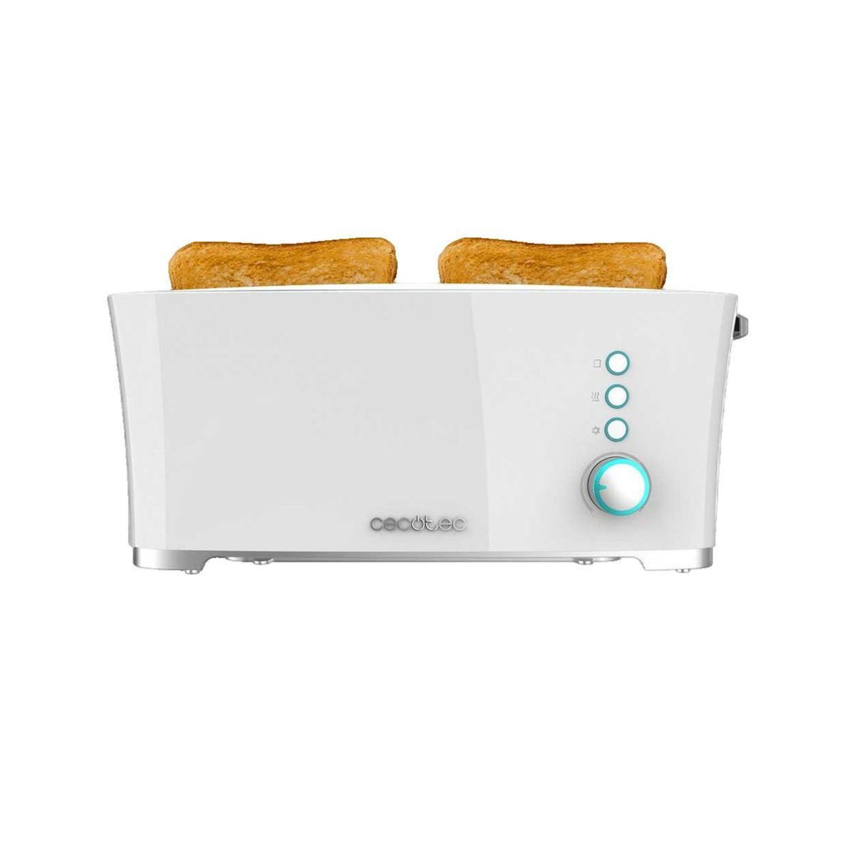 CECOTEC Grille-pain Cecotec 1350W 4 Tranches Acier Inoxydable