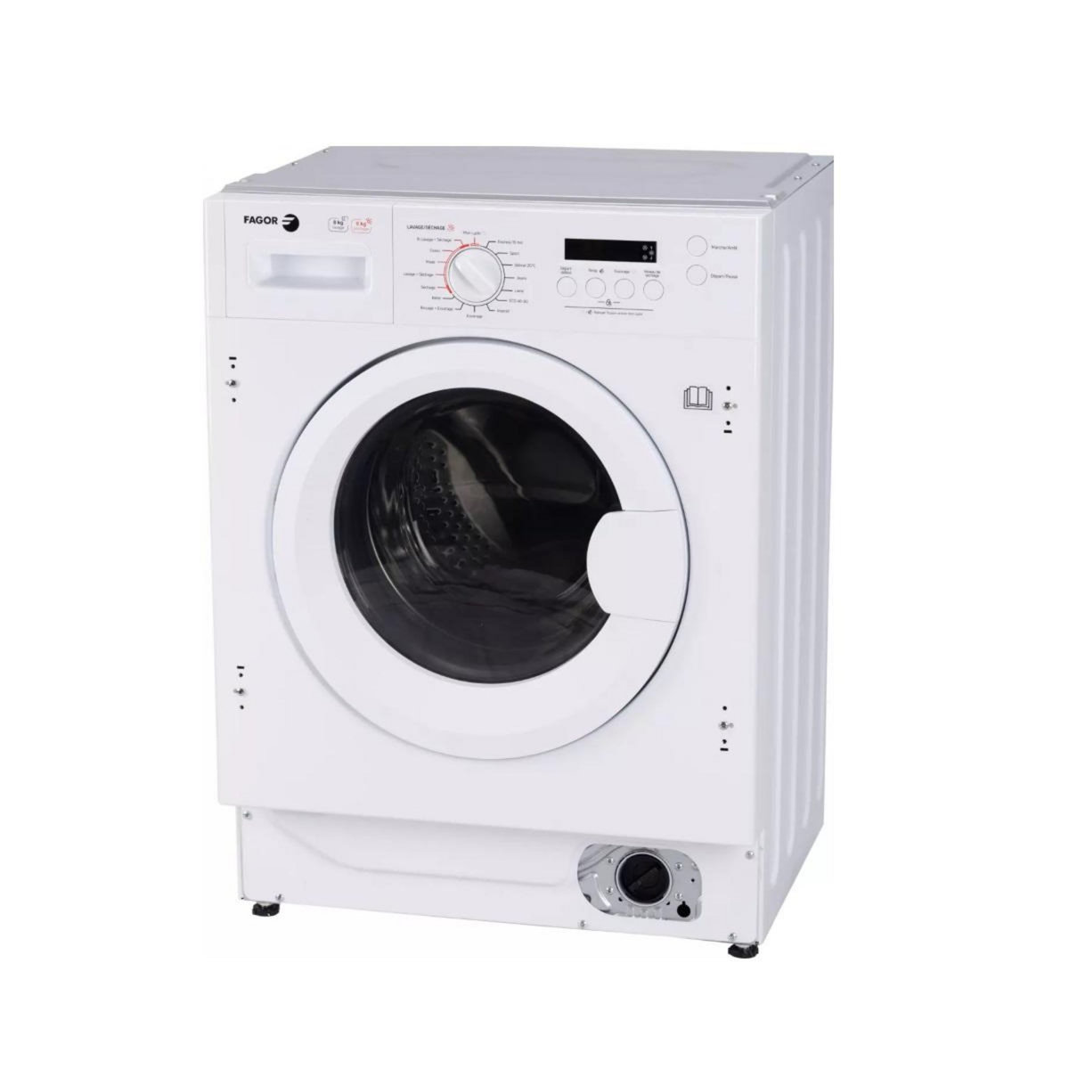 Fagor Lave-linge séchant intégrable 8/6kg 1400 tours/min - FLSI8614BW