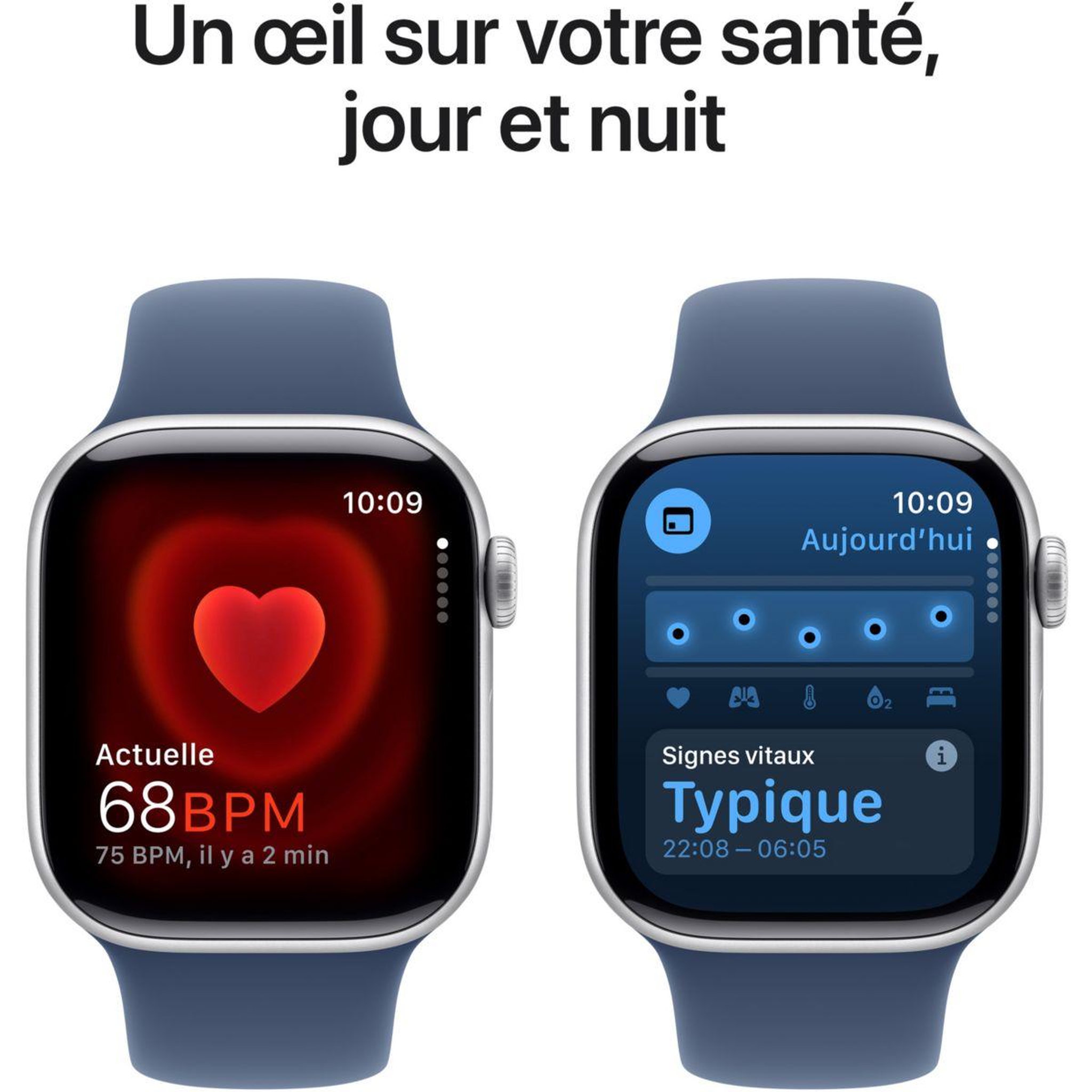 Voir la diapositive 5 : APPLE Montre connectée Serie 10 46mm Alu/Argent S/M Cellular
