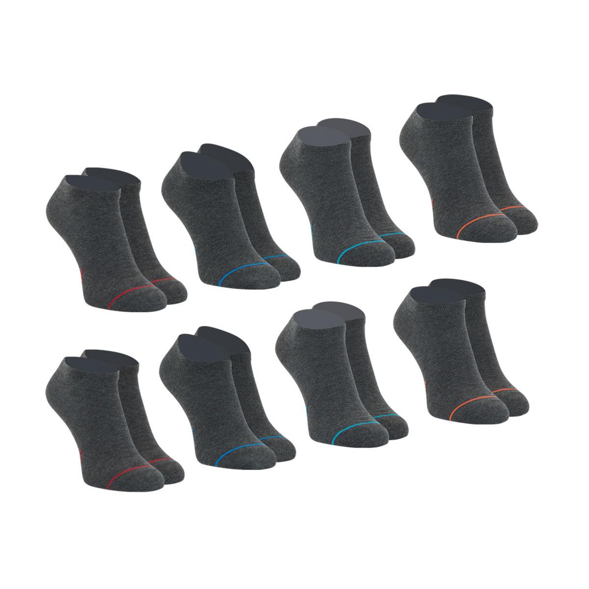 Voir la diapositive 2 : Athena Lot de 8 paires de socquettes low cut Ecopack