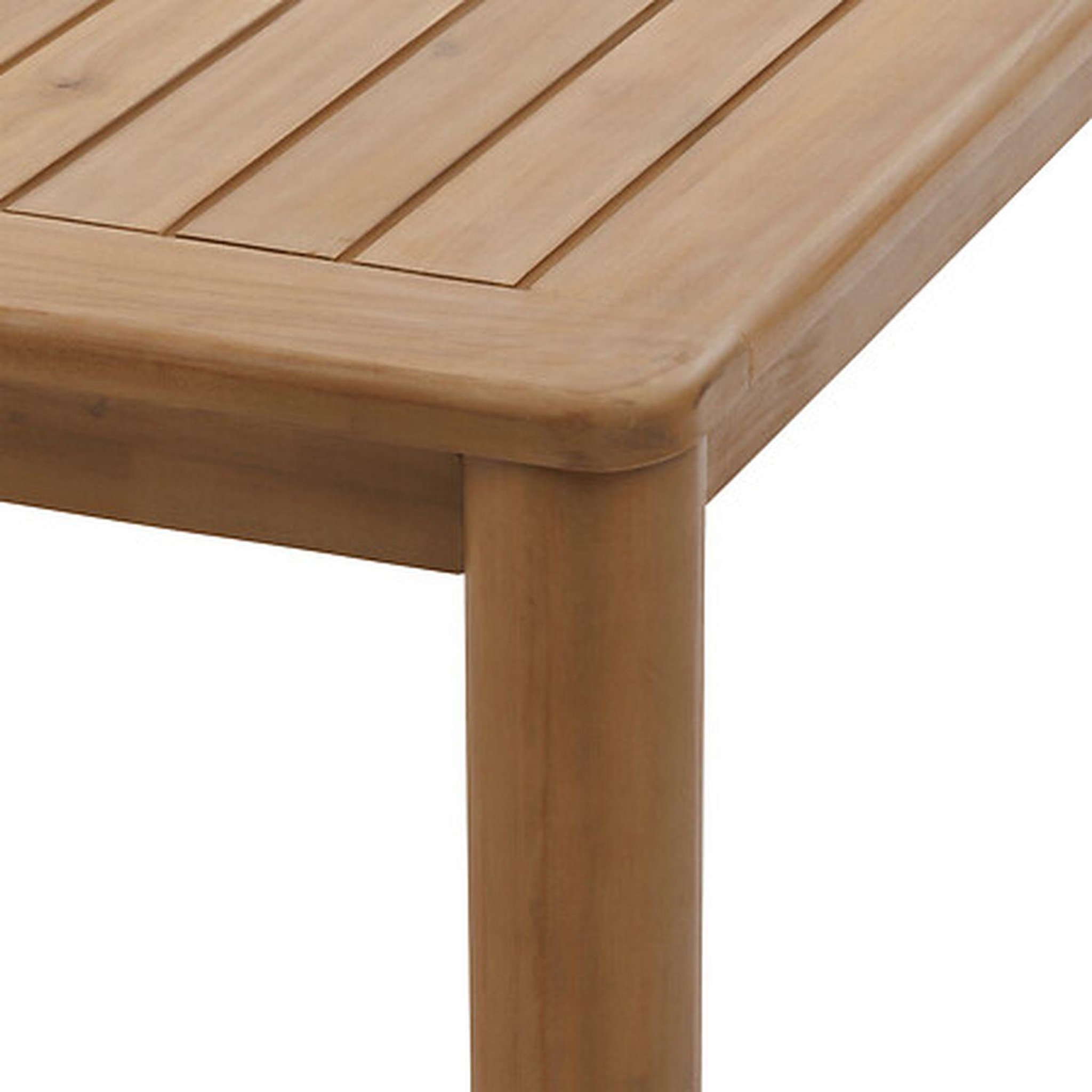 Voir la diapositive 4 : HESPERIDE Table de jardin fixe rectangulaire en bois deona - marron