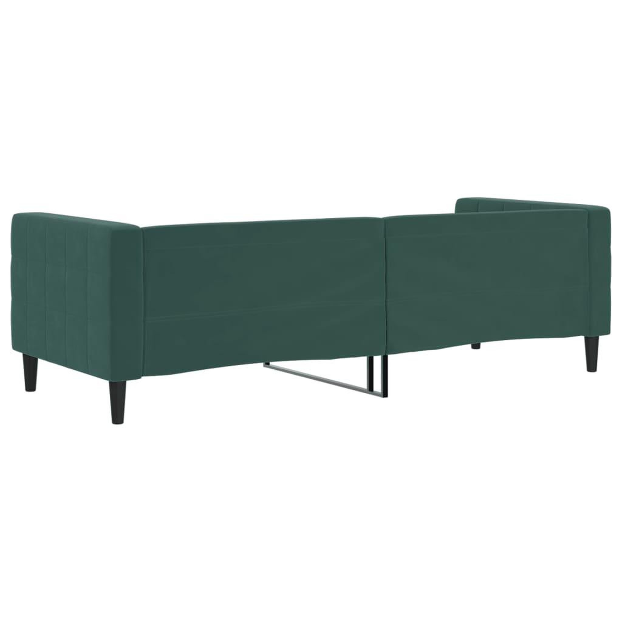 Voir la diapositive 5 : VIDAXL Lit de repos sans matelas vert fonce 80x200 cm velours