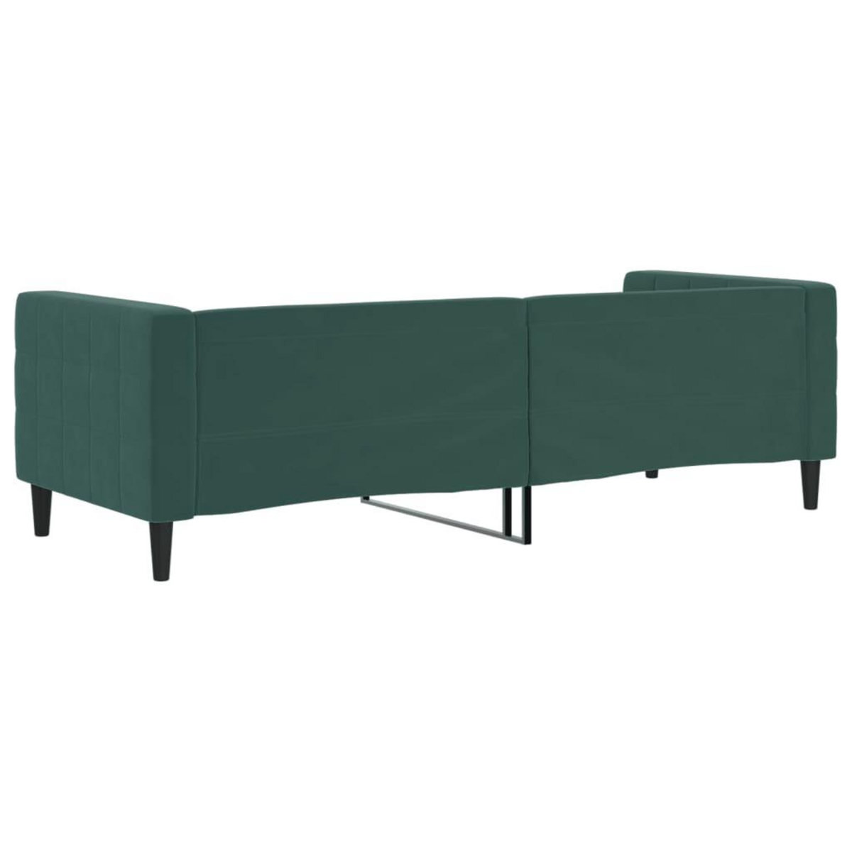 VIDAXL Lit de repos sans matelas vert fonce 80x200 cm velours