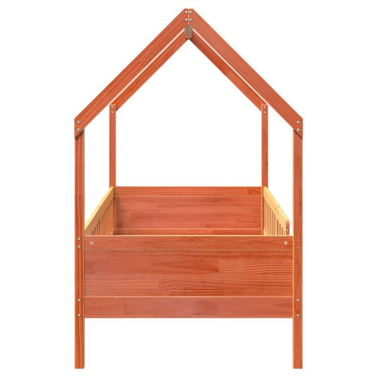 VIDAXL Cadre de lit d'enfants forme de maison sans matelas pin