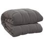 Voir la diapositive 2 : VIDAXL Couverture lestee Gris 200x225 cm 9 kg Tissu