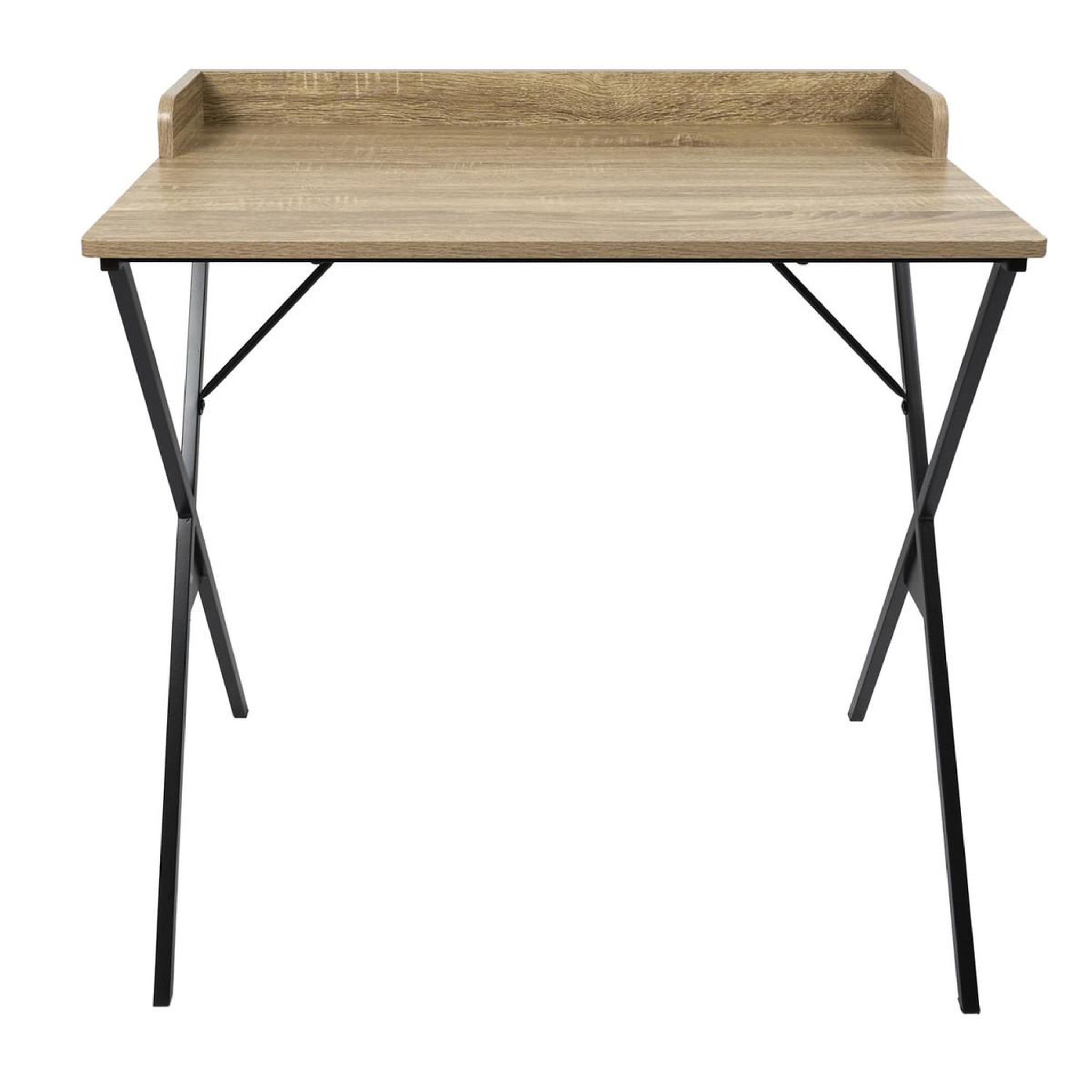 Voir la diapositive 2 : The Home Deco Factory Bureau design  loka  80cm naturel