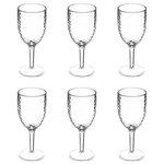 FIVE Lot de 6 Verres à Pied  Estiva  35cl Transparent