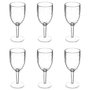 Voir la diapositive 1 : FIVE Lot de 6 Verres à Pied  Estiva  35cl Transparent