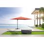 Voir la diapositive 2 : Habitat et Jardin Parasol jardin déporté Alu  Sun 4   - Rectangle - 3 x 4 m - Rouge - Dalles à lester incluses