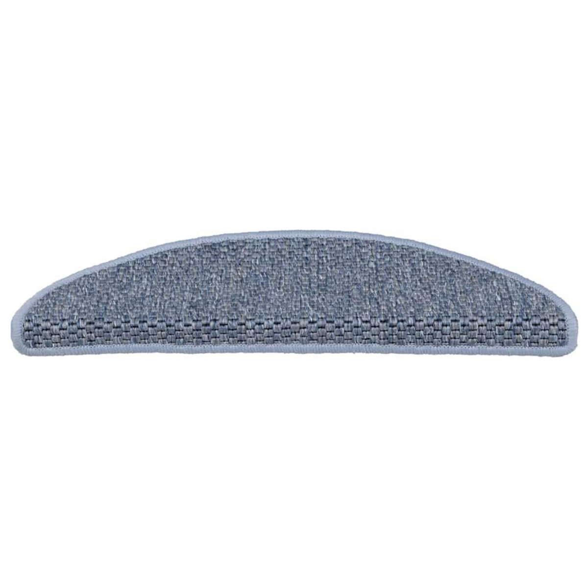 VIDAXL Tapis d'escalier autocollants 15 pcs 56x17x3 cm Bleu