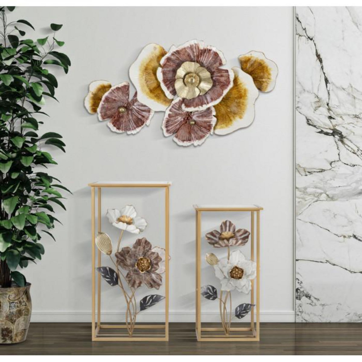 Paris Prix Décoration Murale en Métal  Clow  92cm Multicolore