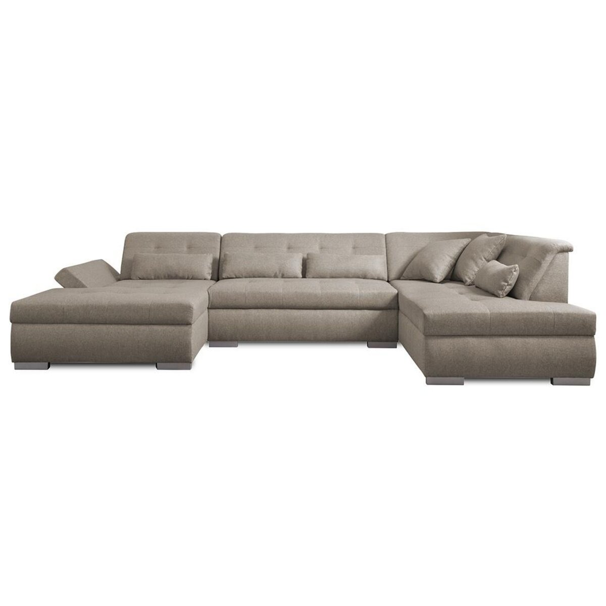 LISA DESIGN Vermont - canapé panoramique d'angle droit - 7 places - xxl