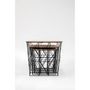 Voir la diapositive 4 : KB8 Lot de 3 tables d'appoint ou tables gigogne en MDF et Métal