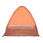 Voir la diapositive 6 : OUTSUNNY Abri de plage tente de plage pliable pop-up automatique instantané protection UV fenêtre arrière grand tapis de sol orange