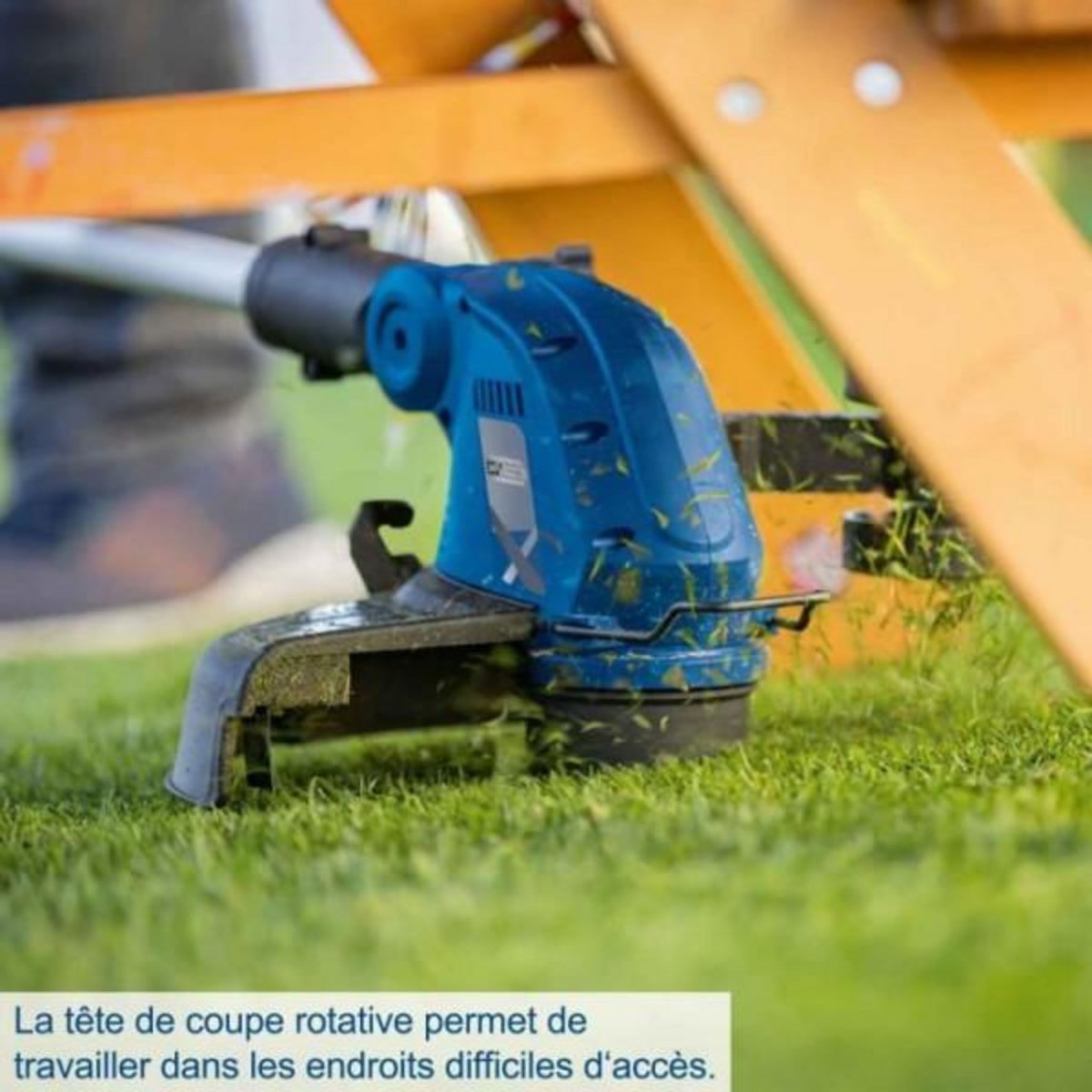 SCHEPPACH Coupe-bordures sans fil C-LT300-X - téléscopique + fonction 2 en 1 - SCHEPPACH 20V IXES - sans batterie ni chargeur