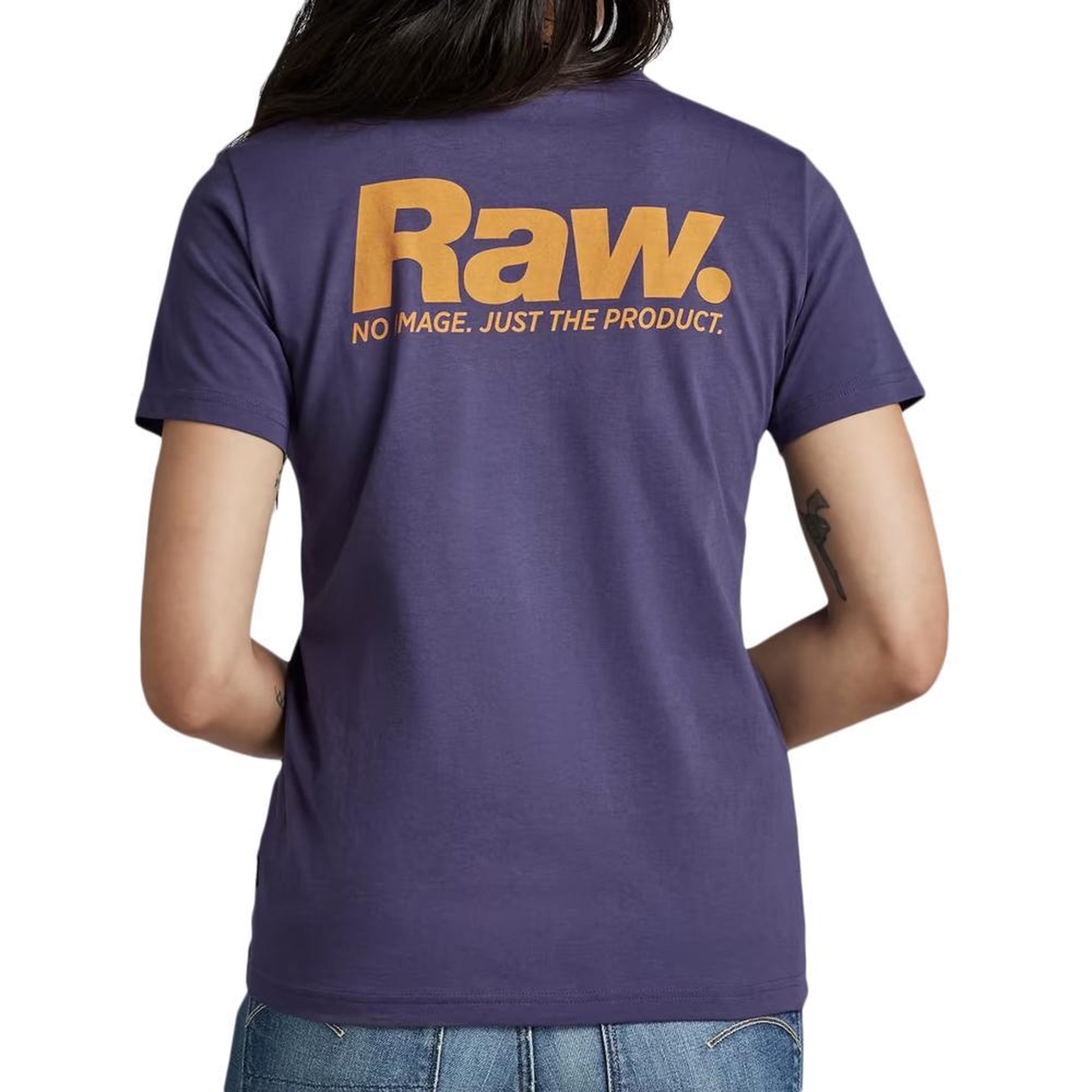 Voir la diapositive 2 : G-Star Raw T-shirt Violet Femme G-Star Raw Nysid
