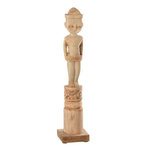 Paris Prix Statuette Déco  Personnage Africain Debout  67cm Naturel