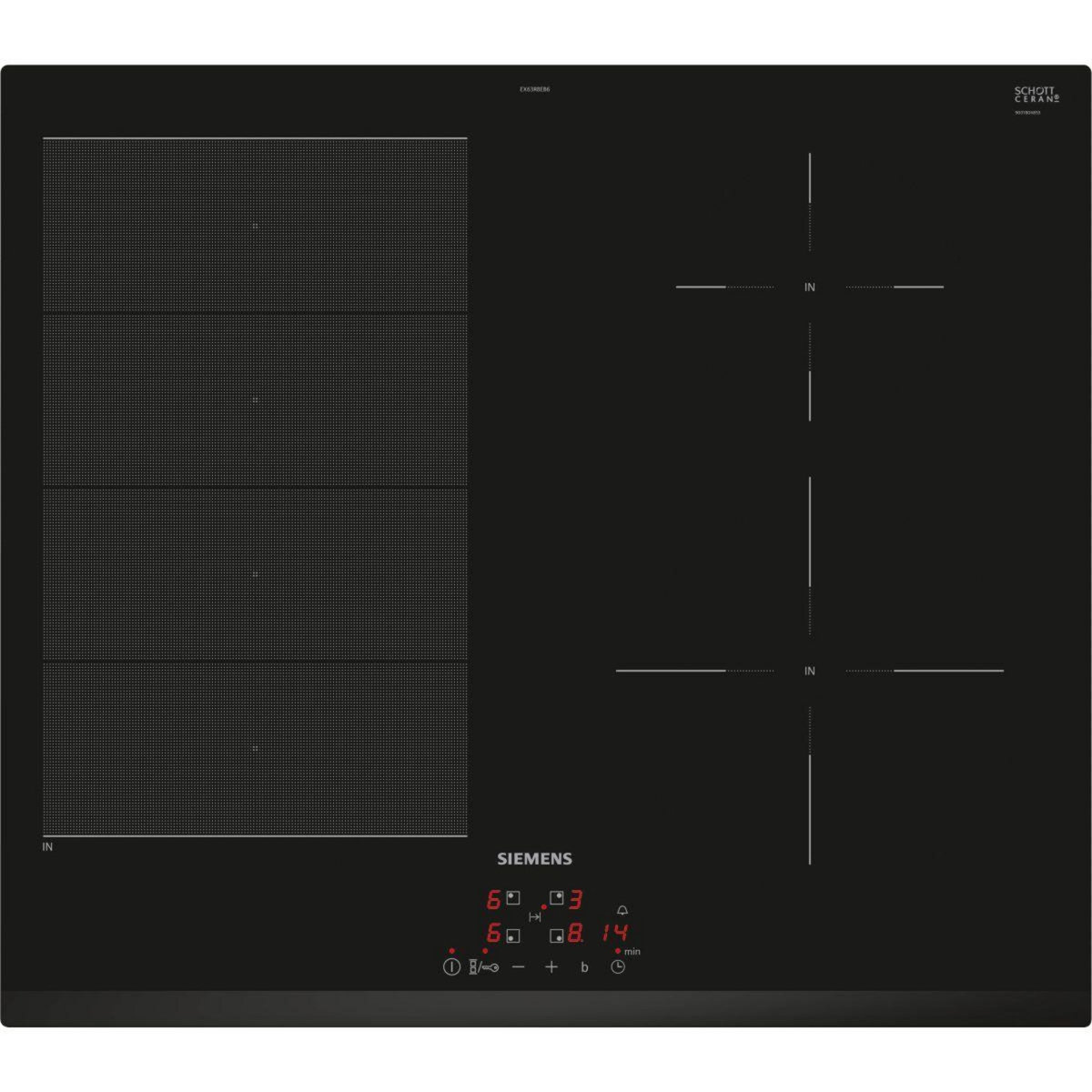 Siemens Plaque induction EX63RBEB6E, iQ700, flexInduction