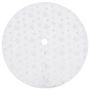 Voir la diapositive 2 : VIDAXL Jupe de sapin de Noël de luxe Blanc 150 cm Fausse fourrure