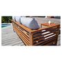 Voir la diapositive 3 : Givex Salon bas de jardin - 4 places - Bois - COPENHAGUE