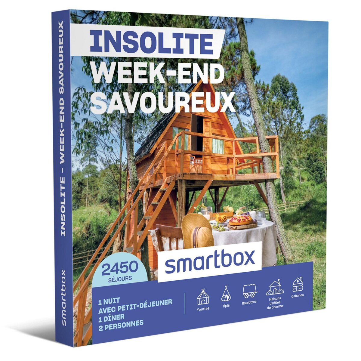 Smartbox Insolite - Week-end savoureux - Coffret Cadeau Séjour
