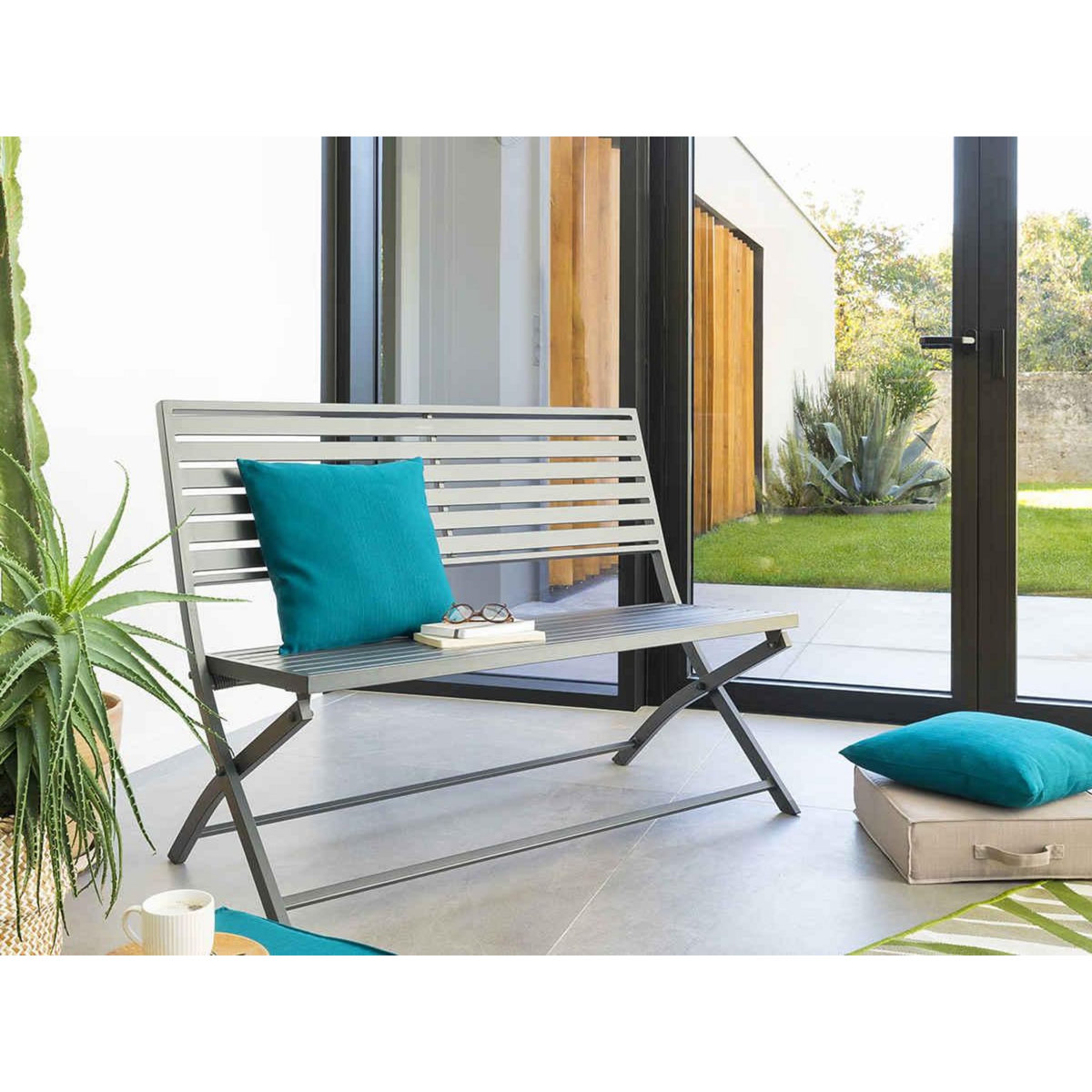 HESPERIDE Banc de jardin pliant Olbia - Hespéride