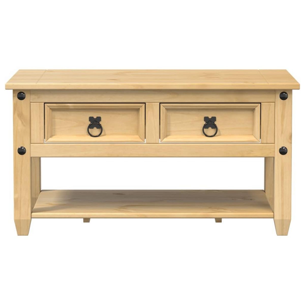 VIDAXL Table basse avec tiroirs  85x50x45 cm bois de pin massif