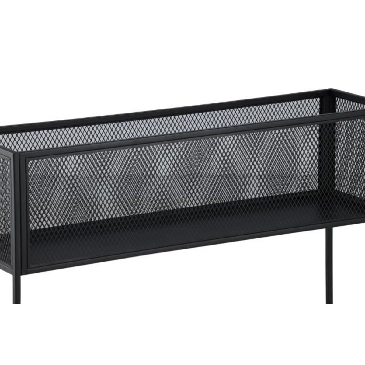 Paris Prix Console Design en Métal  Netz  110cm Noir