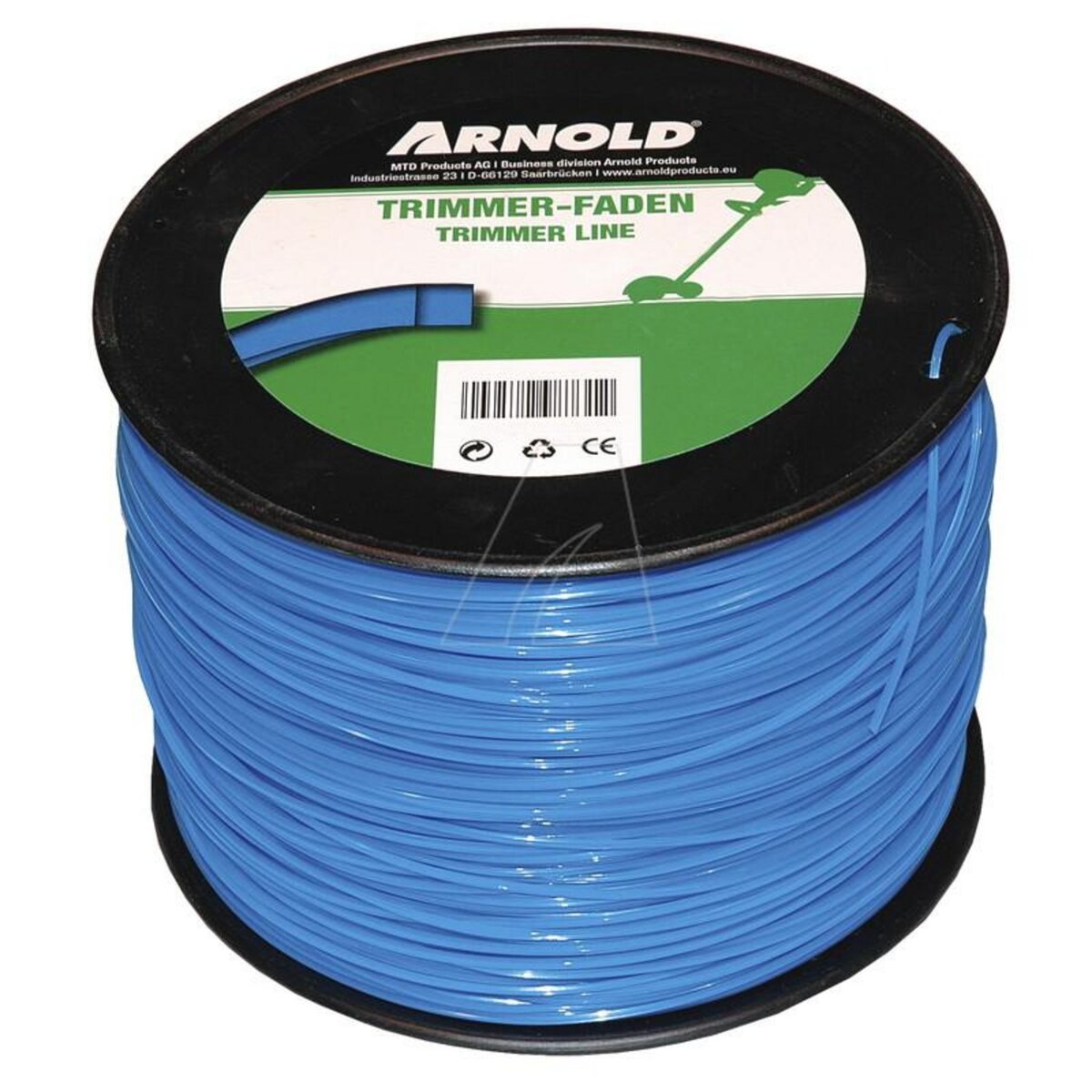 ARNOLD Fil de coupe-bordure carré en nylon 3,0 mm × 138 m
