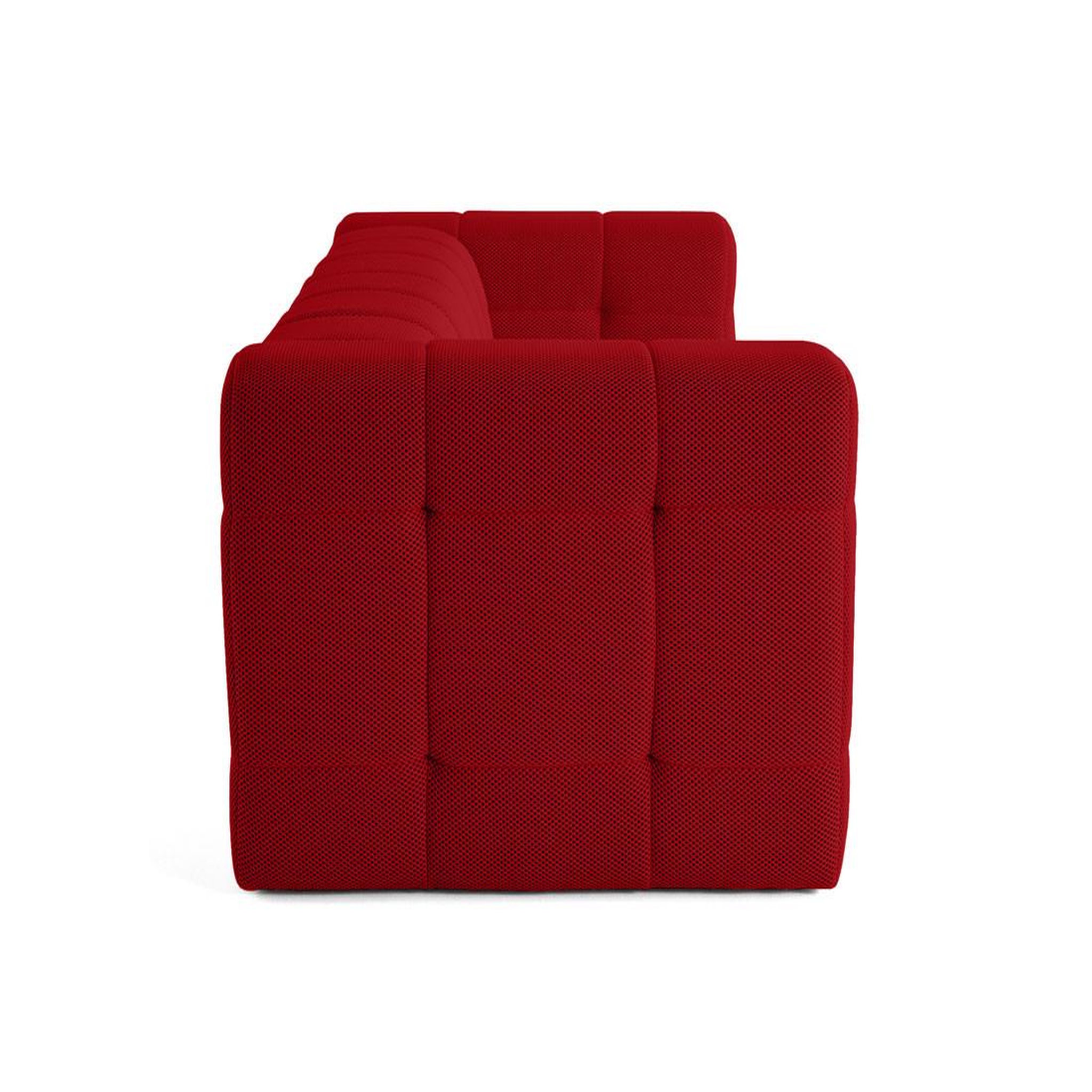 Voir la diapositive 6 : LISA DESIGN Suzano - canapé 3 places - en tissu mailles 3d